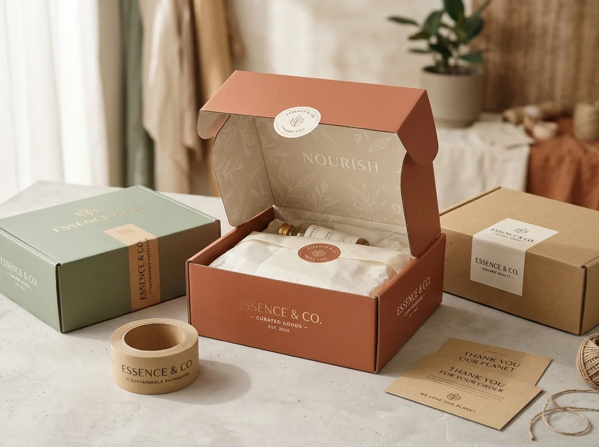 Custom branded packaging boxes and mailers